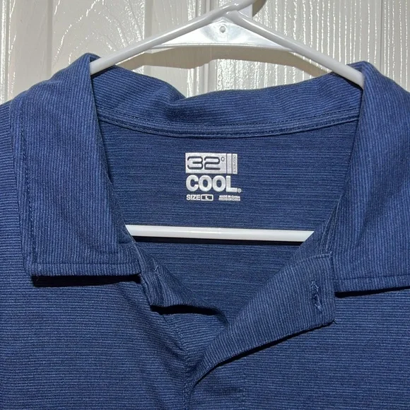 32 Degrees Navy Blue Polo - Picture 2 of 3